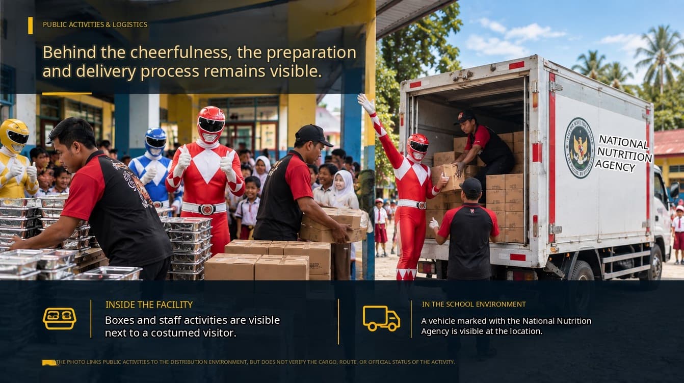 Public activity and logistics inside the facility.